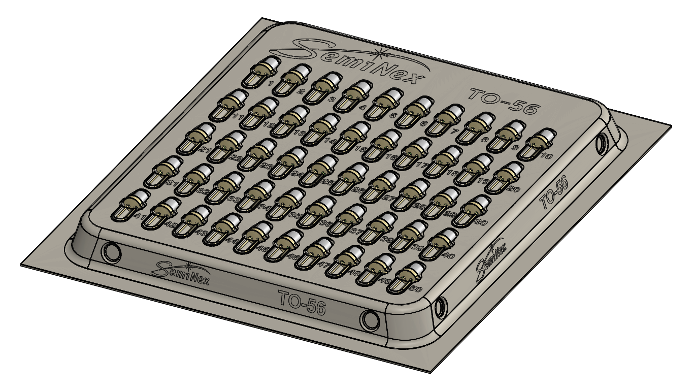 Dimetric TO56 Capped Tray