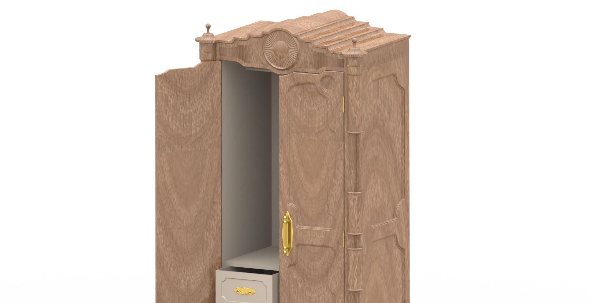 Dimetric_Ajar_Drawer