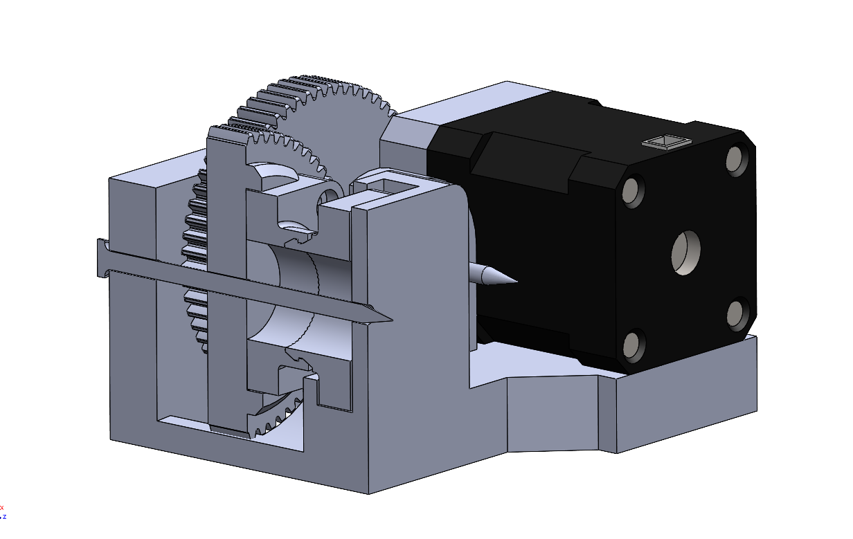 Radial Joint Testing Assembly Cross Section