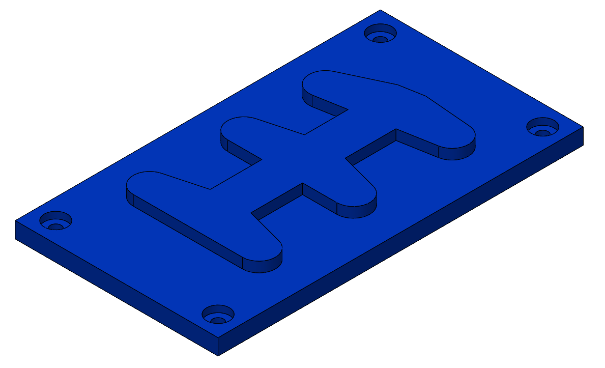 Strat Insert CNC Mount